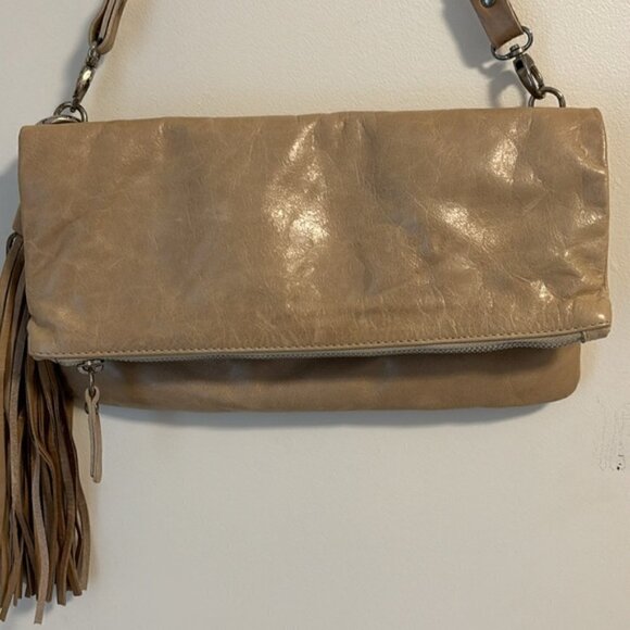 GIANNI CHIARINI 100% LEATHER SHOULDER LEATHER BAG MADE IN ITALY cream colour - Picture 3 of 12